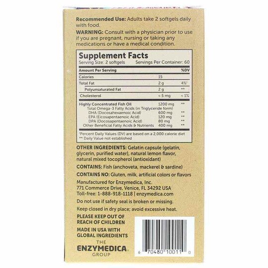 Aqua Biome Fish Oil Classic Strength, ENZ